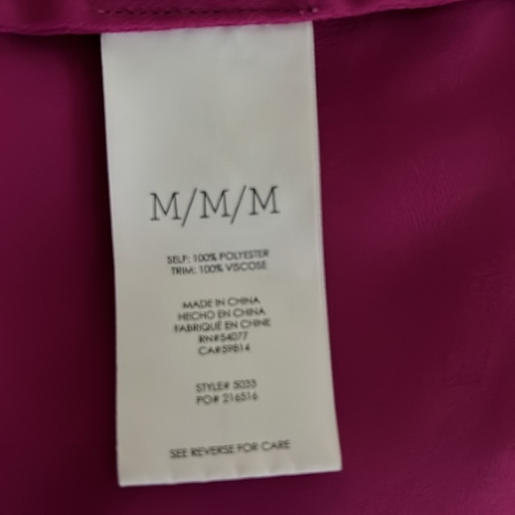 Cabi Magenta/Bougainvillea Campo Top Style #5033 medium - Picture 6 of 6